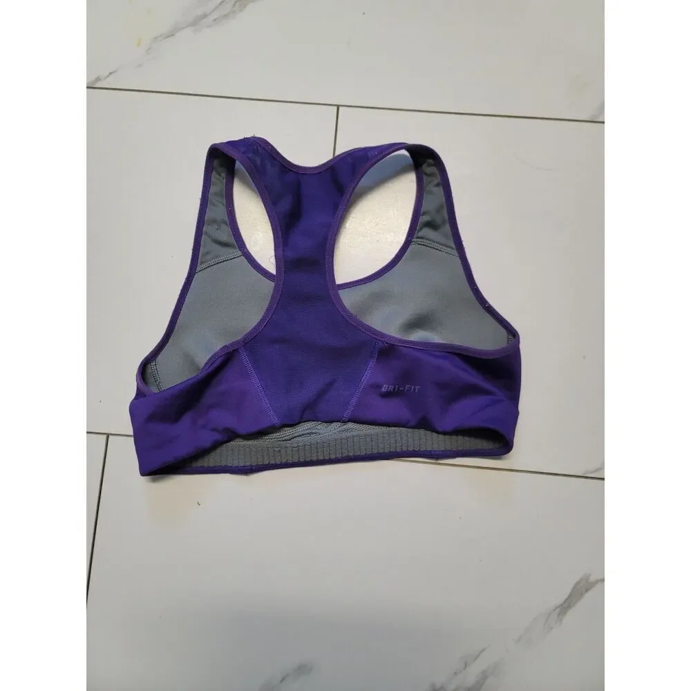 ~ womens purple nike sports bra - size small